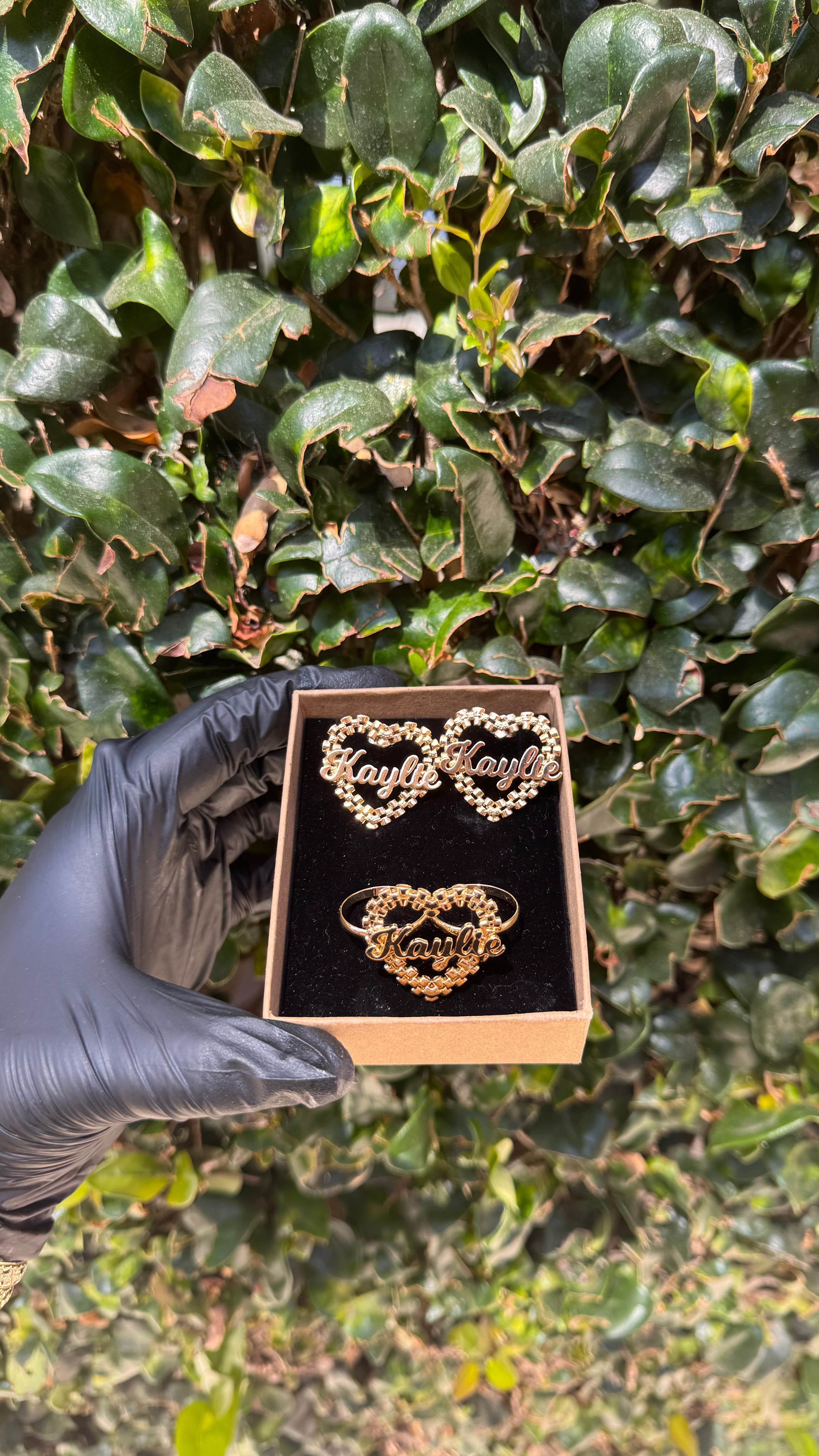 Rollie Ring And Earring Set