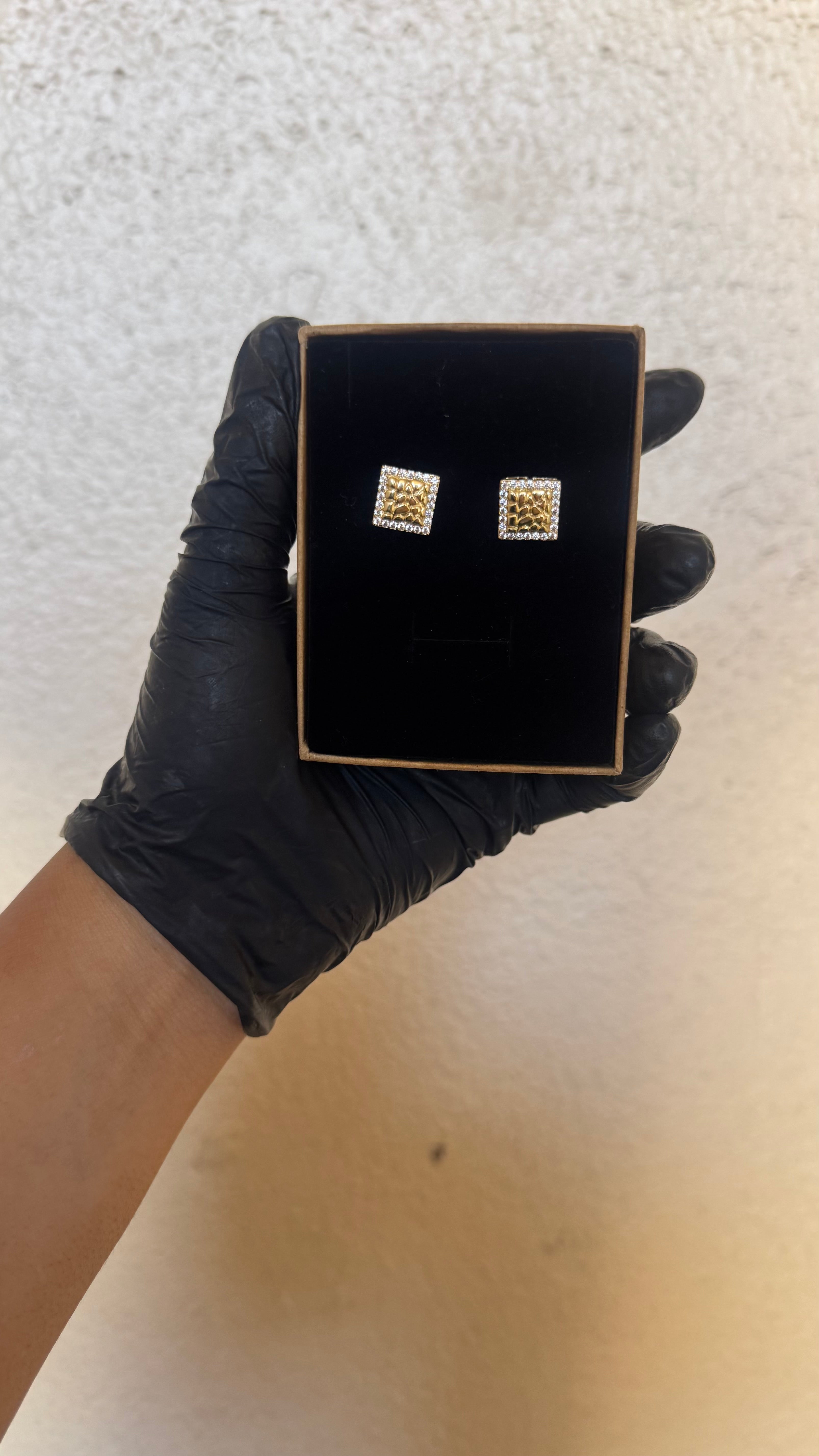 Square Nugget Earring