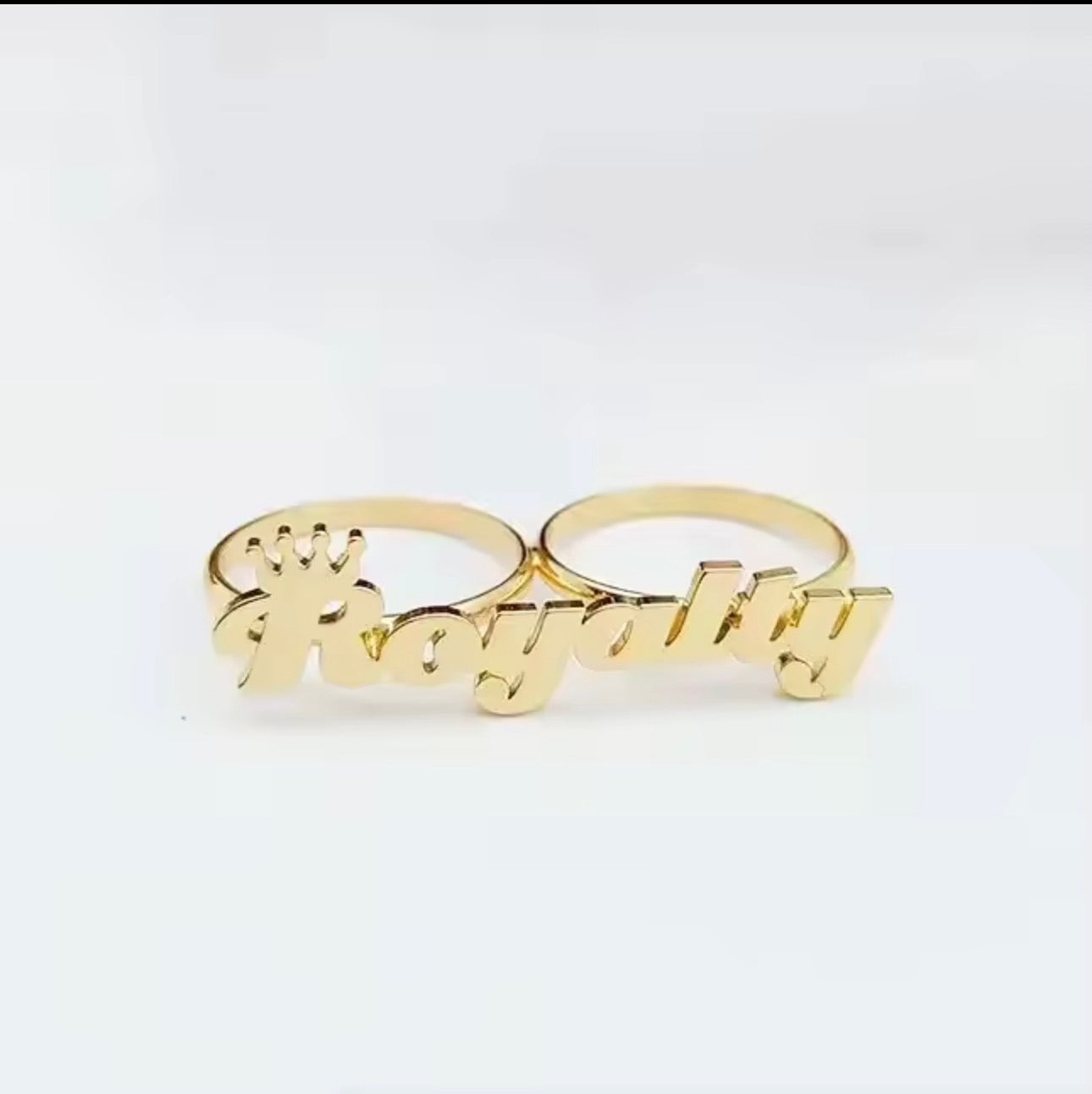 Custom Name Two- Finger